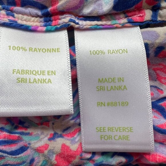 Lilly Pulitzer Size XS Blue Current Drop Me A Lime Dev Paisley Tank Mini Dress - Picture 5 of 11